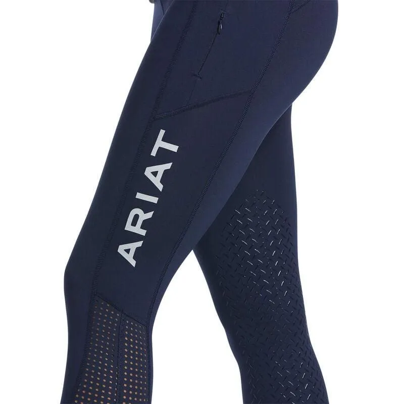 Ariat Ladies EOS Knee Patch Riding Tights Navy