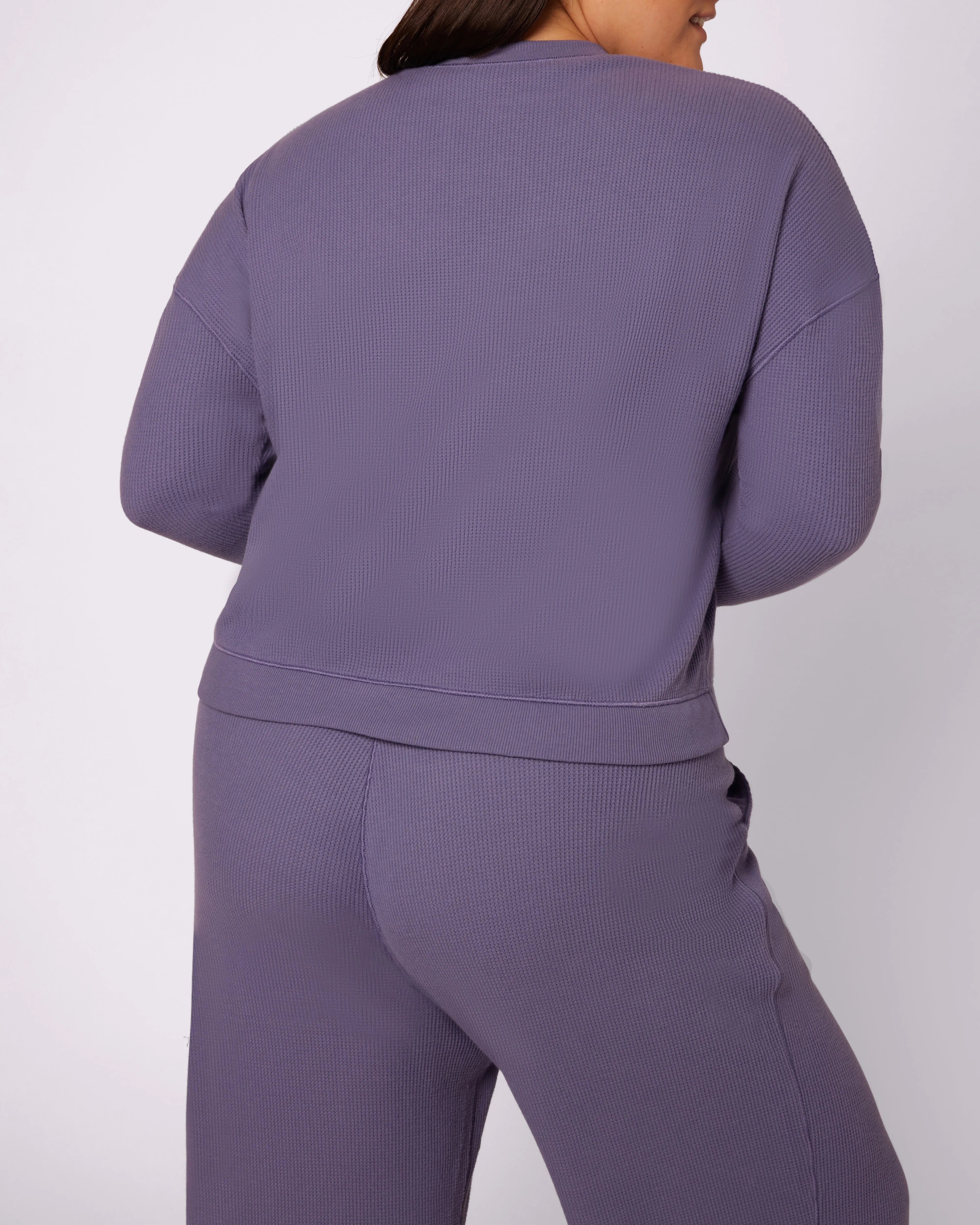 Cozy Crewneck | Cozy Waffle | Archive (Fog)