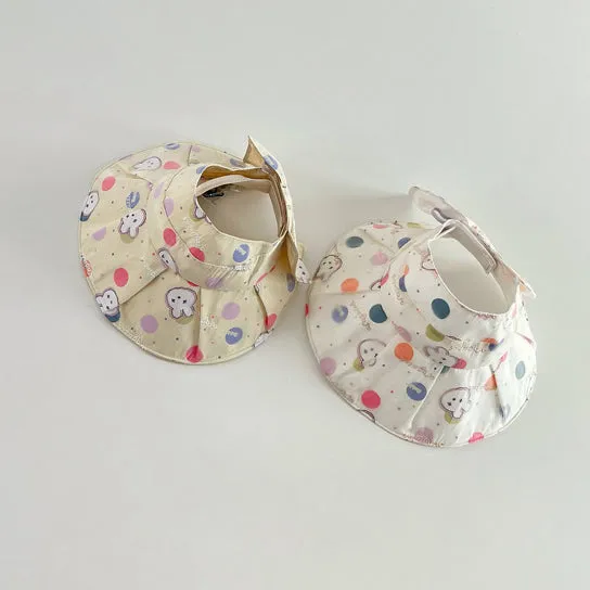 Girls Cartoon Embroidered Print Accessories Hats