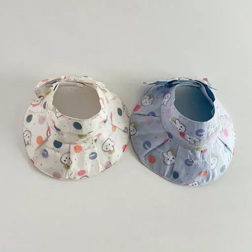 Girls Cartoon Embroidered Print Accessories Hats