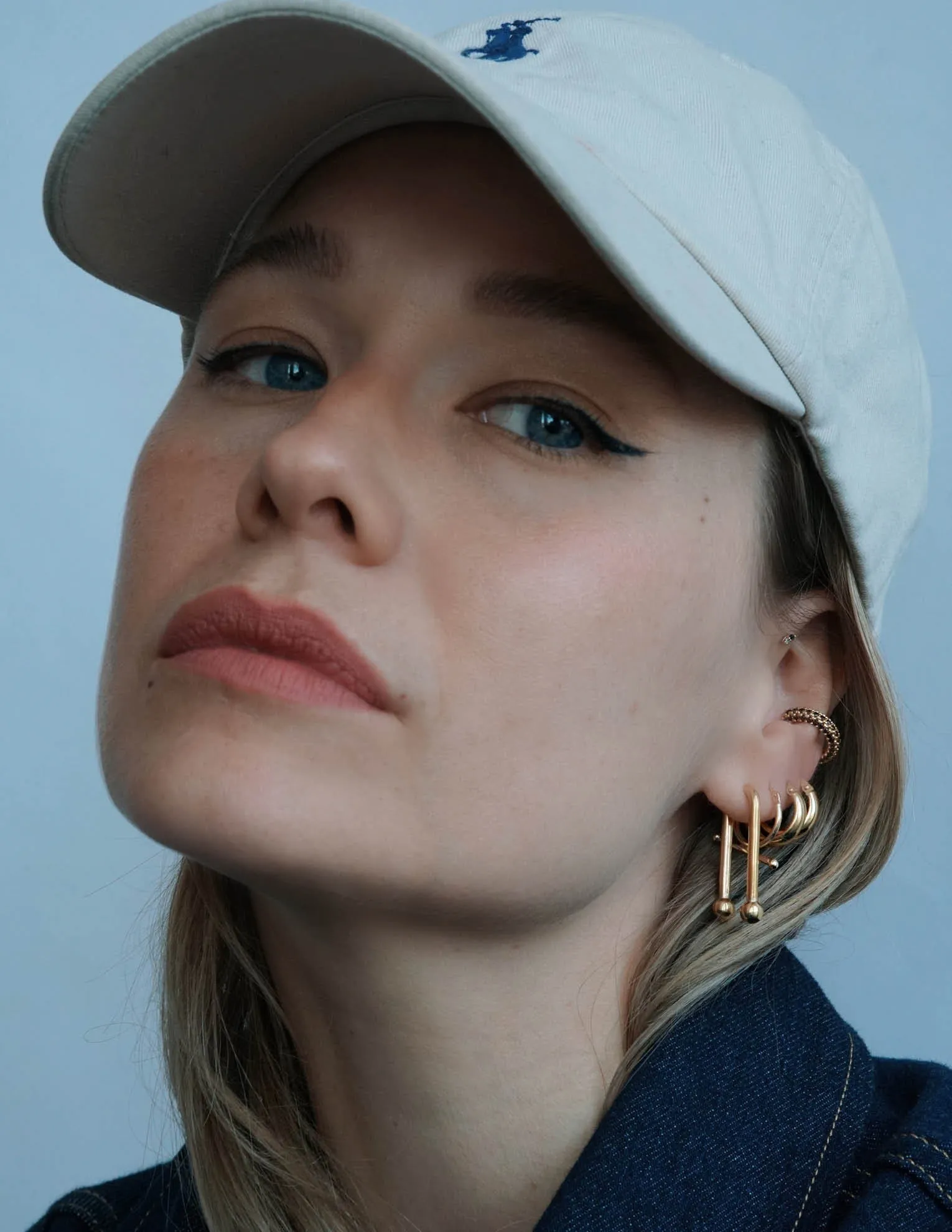 Leelah Hoop Earring <br> Gold Vermeil