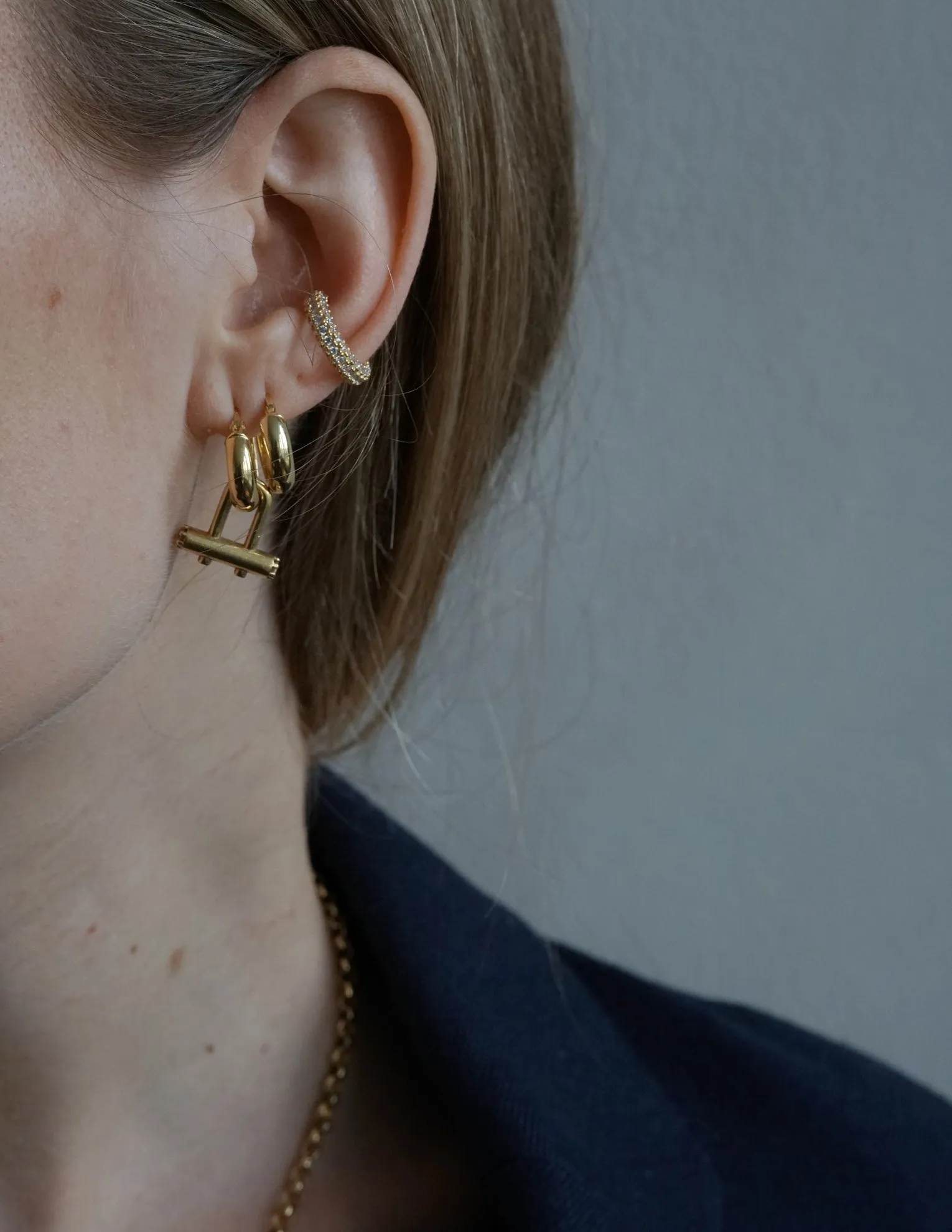Leelah Hoop Earring <br> Gold Vermeil