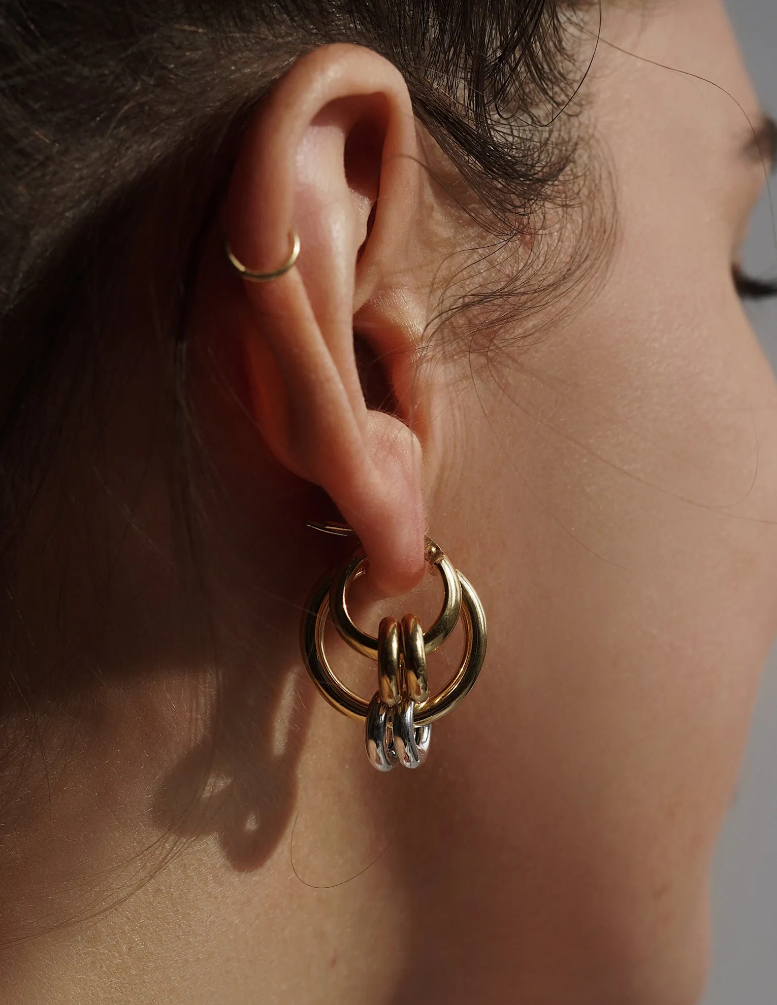 Leelah Hoop Earring <br> Gold Vermeil